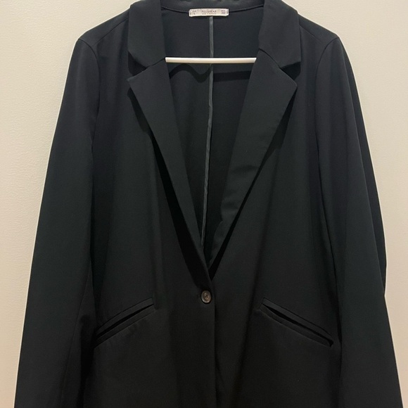 Pull & Bear black casual jacket size L women’s - Picture 3 of 11